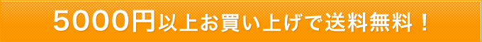 5000円以上お買い上げで送料無料